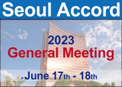 Seoul Accord-Seoul Accord General Meeting 2023 registration is now open